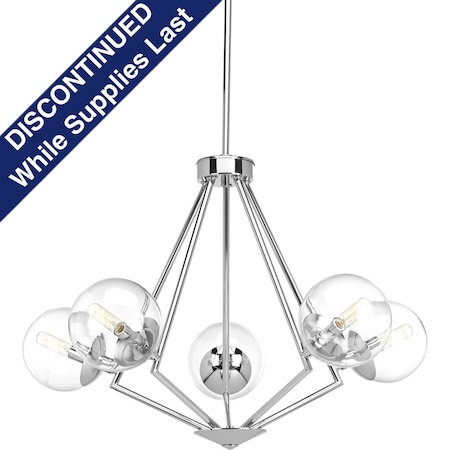 Progress Lighting Mod Collection Five-Light Chandelier P4755-15